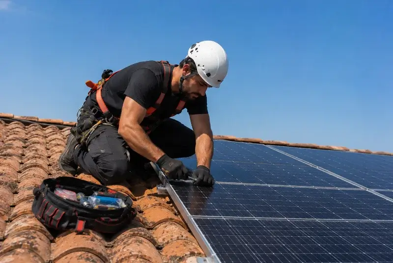 Maintenance et monitoring de panneaux solaires à Neuvy-Bouin