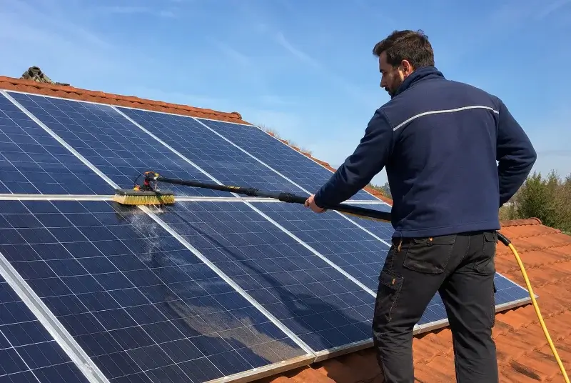 Nettoyage et entretien de panneaux solaires à Neuvy-Bouin